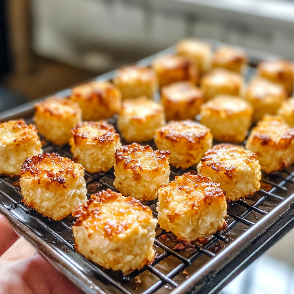 Easy Two Ingredient Cottage Cheese Tots