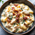 Low Carb Creamy Crack Chicken Gnocchi