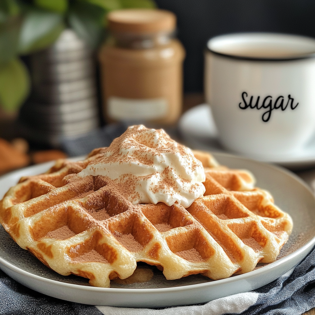 Keto Churro Waffles!